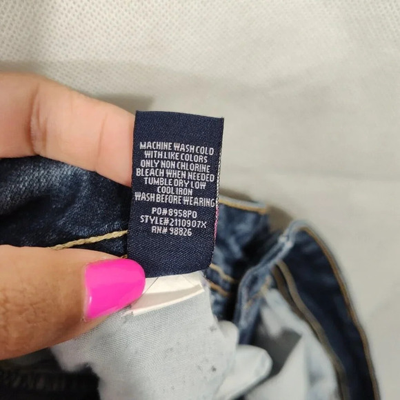 US Polo Assn Kate Skinny Jeans Women Size 7 8 Blue Denim Medium Wash - Picture 7 of 7